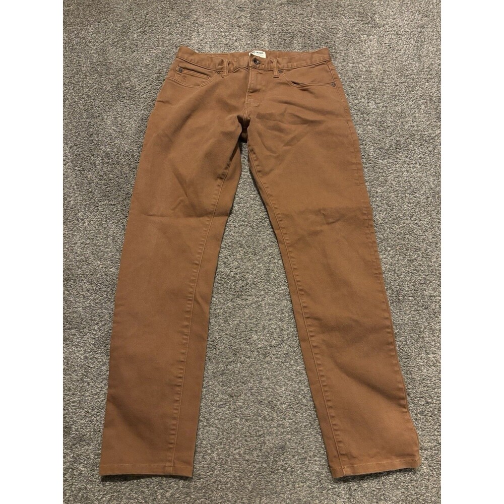 Todd Snyder Stretch 5-Pocket Chino Jeans Mens 30x32 Brown Slim Fit Canvas